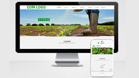 （自适应手机版）响应式绿色果蔬田园网站, HTML5响应式农业果园蔬菜基地网站