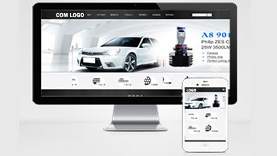 （自适应手机版）响应式汽车零件配件设备类网站， HTML5响应式汽配专修4S维